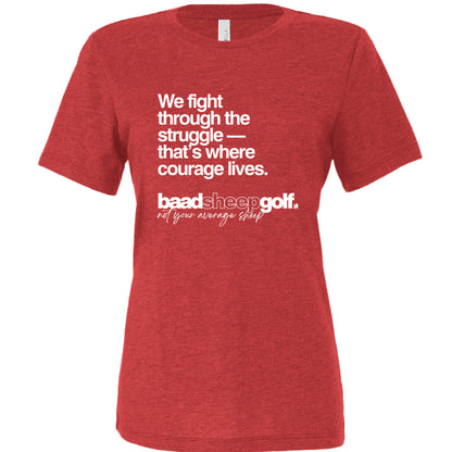 RED TRIBLEND - FRONT